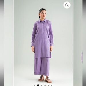 Lavender Top With Pants